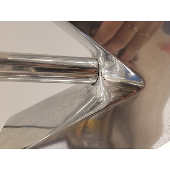 Image 1 of Mid-Century Lampe "X" aus Stahl, Frankreich