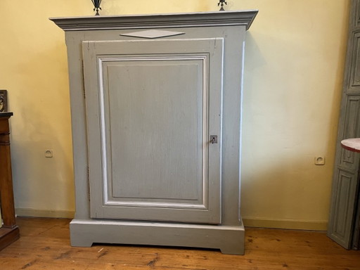 Credenza del XIX secolo, credenza da cucina, credenza per stoviglie, libreria, francese