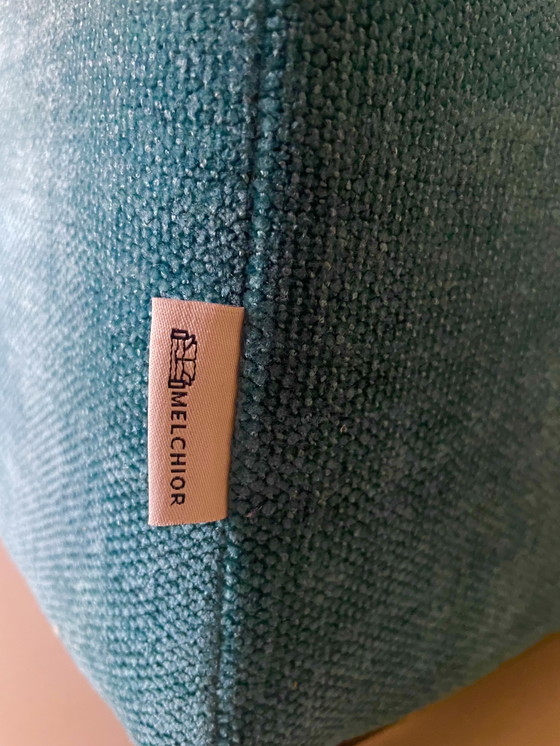 Image 1 of NEUER Pouf grün blau Melchior
