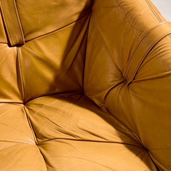 Image 1 of MK11777 MP-091 leren sofaset van Percival Lafer, set van 6