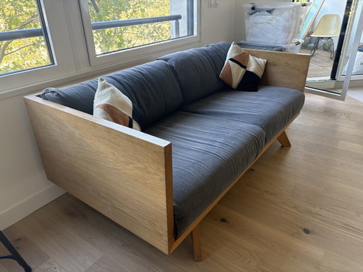 Pamono Wooden Structure Sofa Designer Philipp Roessler