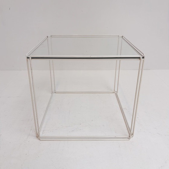 Isocele Side table by Max Sauze for Atrow, 1970s – Metal (photo 3 of 9)