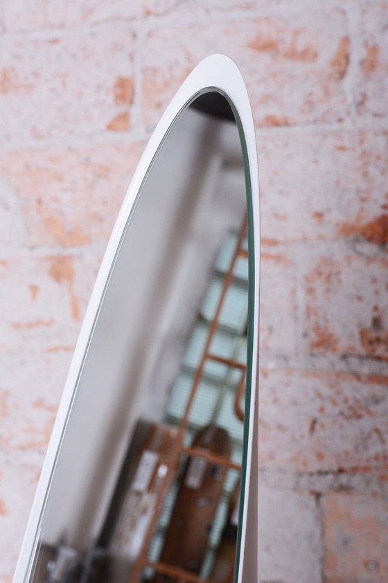 Miroir sur pied original de style Mid-Century, par Roger Lecal, en plastique, France, années 1970 – Glass (photo 8 of 8)