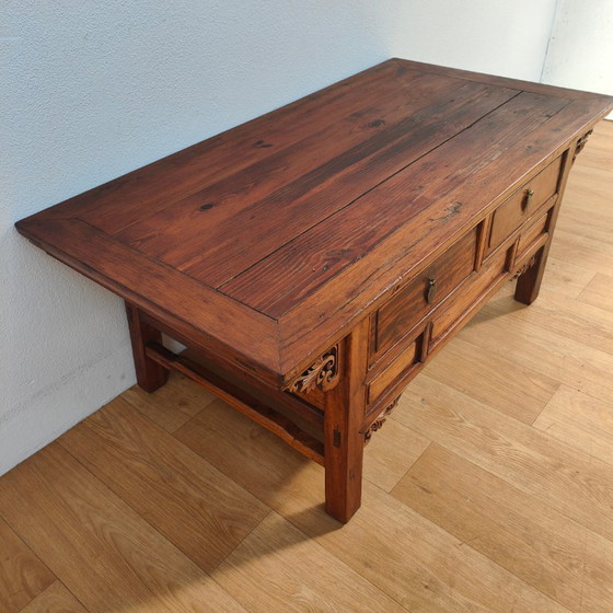 Image 1 of Vintage antieke Aziatische salontafel koffietafel 