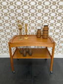 Vintage trolley met afneembaar blad van Poul Hundevad