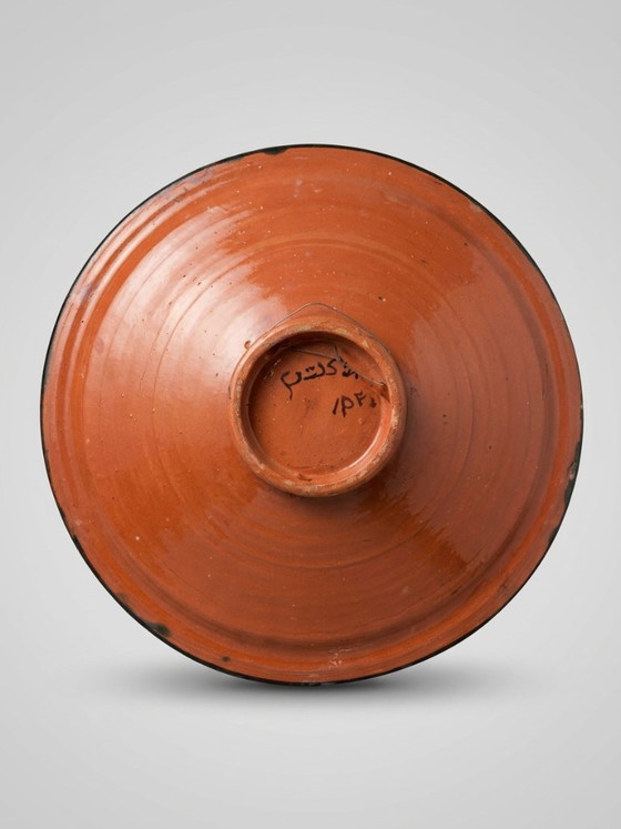 Grande piatto murale marocchino in maiolica policroma – 40 cm – Decorazioni murali, Ceramic (photo 7 of 7)