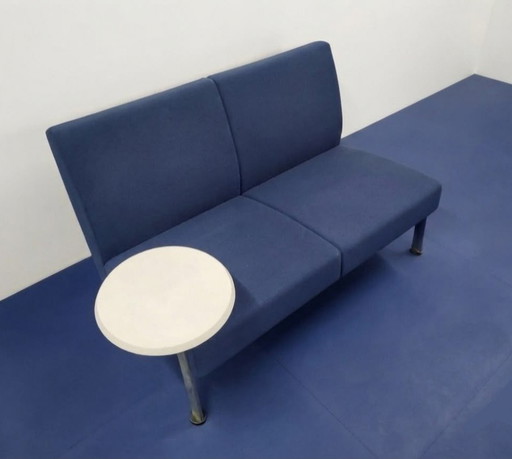 Fritz Hansen Design Sofa Decision # Pelikan 80s – 2 zitsbanken, Metal, Textile