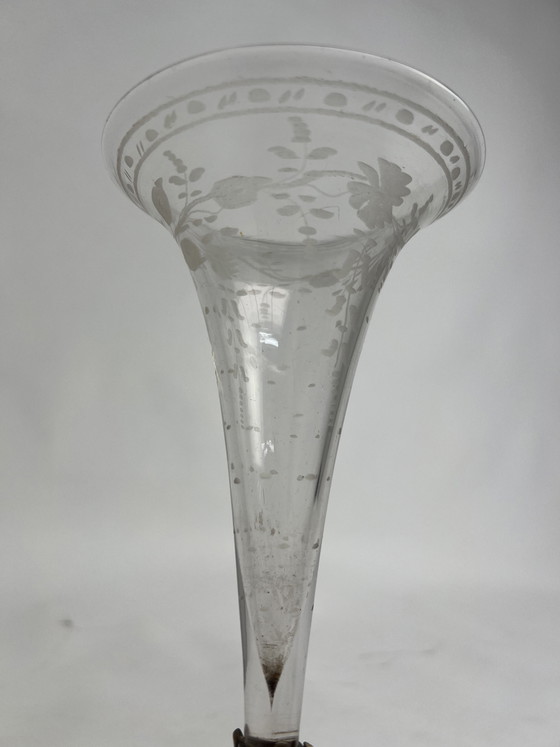 Image 1 of Jarrón corneta antiguo del siglo XIX - Época de Napoleón III