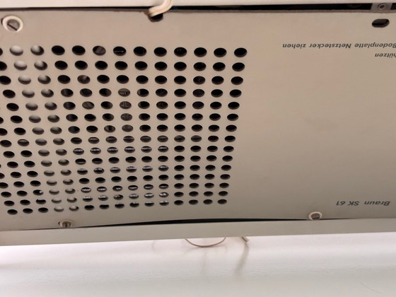 Image 1 of Tourne Disque Radio Braun SK 61 Phonosuper Dieter Rams Hans Gugelot Design Bauhaus Collector