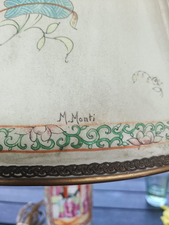 Image 1 of Canton Porcelain Lamp