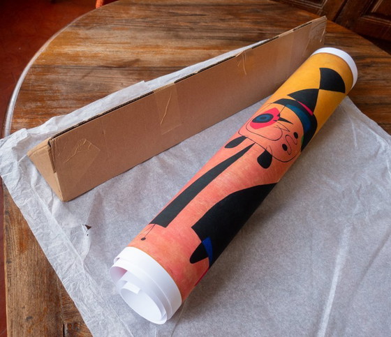 Image 1 of Donne, Luna, Stelle - Joan Miró 1949 manifesto 70 × 100 cm