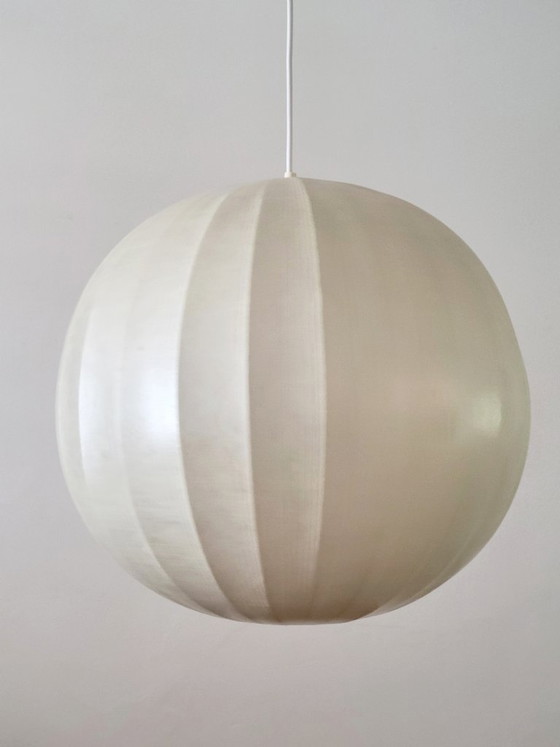 Image 1 of Large Gold Lace Cocoon pendant lamp, Germany, 1960s