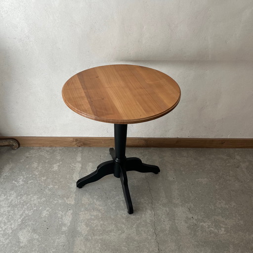 Houten Voetstuk Tafel