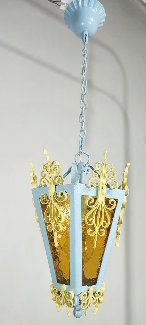 Image 1 of Deckenlampe oder Laterne, Spanien, 1980er Jahre