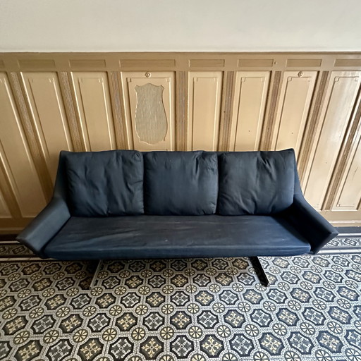 Wilhelm Knoll 3-zitsbank door Bert Lieber 60's Vintage ontwerp