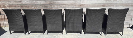 Image 1 of 6 sedie da pranzo Varaschin con cuscini