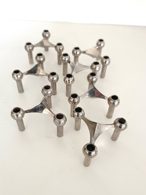 BMF Quist 1960s modular candlesticks