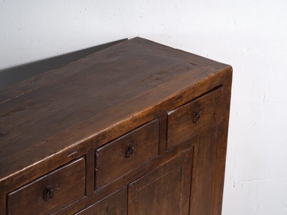 Grenen dressoir met drie laden en twee deuren – China, circa 1950 (photo 11 of 40)