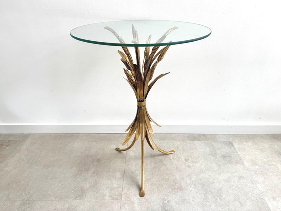 Image 1 of Vintage wheat sheaf side table