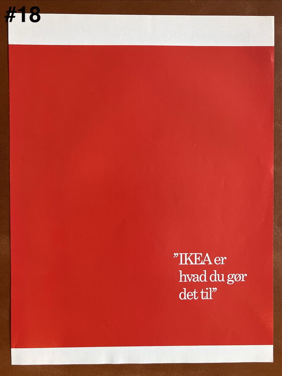 Image 1 of Materiale pubblicitario dal design vintage anni '80 e '90