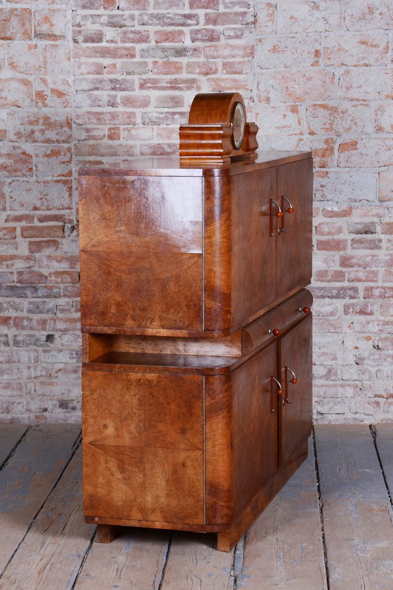 Gerestaureerd art-deco dressoir, van J. Halabala, UP Zavody, mahoniehout, Tsjechië, jaren 1920 – UP Závody (photo 27 of 44)