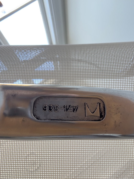 Image 1 of Vitra Eames Segmented Dining Table With 6x Vitra Eames EA107 Chairs