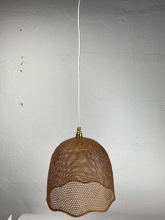 Image 1 of Webbing Beehive Hanging Lamp, 1930S