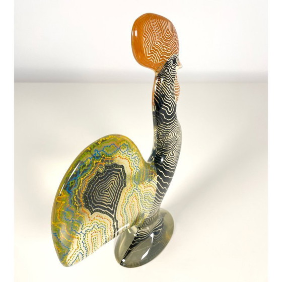 Image 1 of Abraham Palatnik Acrylique Coq Haan Figurine