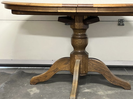 Bannink Art Nouveau oak dining table