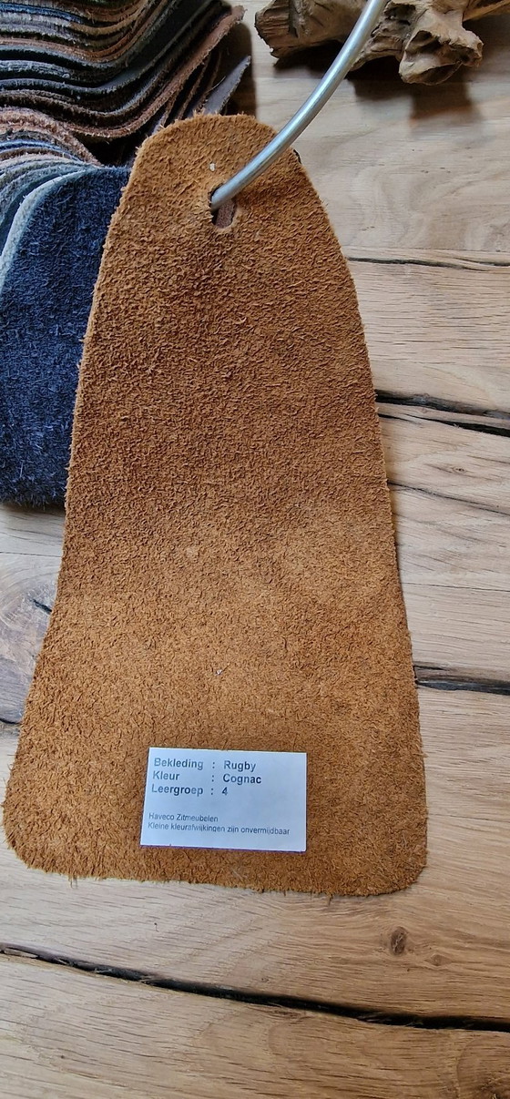 4x Haveco Zoeterwoude Esszimmerstühle, Leder, Braun (Foto 12 von 12)