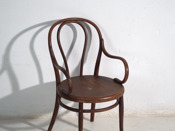Antique bentwood Thonet armchair – Central Europe, circa 1900 – Metal (photo 34 of 40)