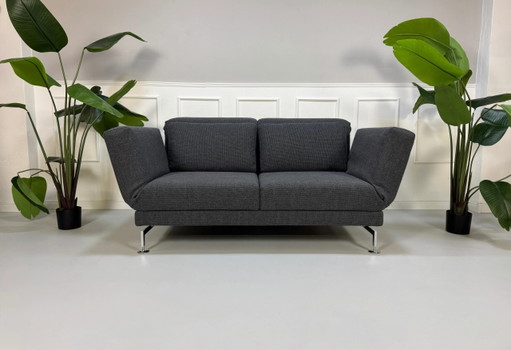 Brühl Moule Sofa Grau Schlafsofa Ausstellungsstück