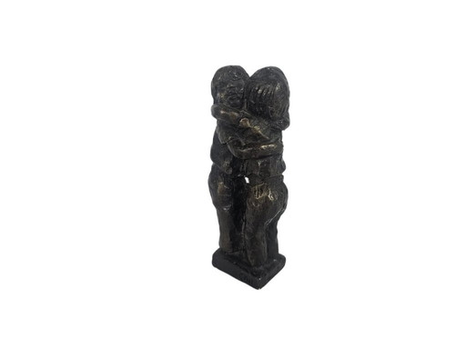 Corry Ammerlaan van Niekerk - bronze - sculpture 'Friendship' - 1990s