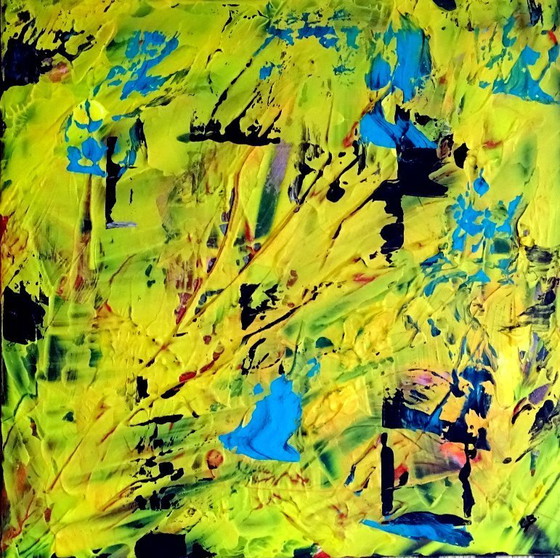 Think Outside the Box – CB, Paintings & Drawings, Canvas (photo 3 of 6)