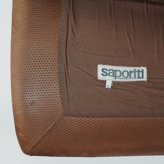 Image 1 of Een paar “Onda” fauteuils van Giovanni Offredi voor Saporiti, jaren 70.