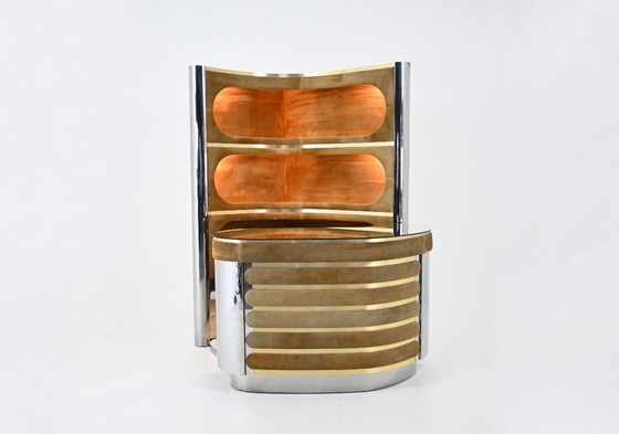 Image 1 of Barset toegeschreven aan Willy Rizzo, jaren 70