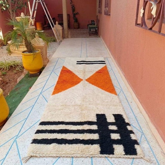 Tapis de l’Atlas – Création Artisanale en Laine 300cmx70cm – Vloerkleden en tapijten, Cotton (photo 3 of 5)