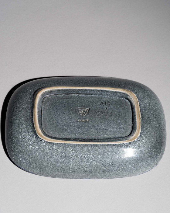 Image 1 of Piatto in ceramica danese di metà secolo Michael Andersen e Marianne Starck Bornholm