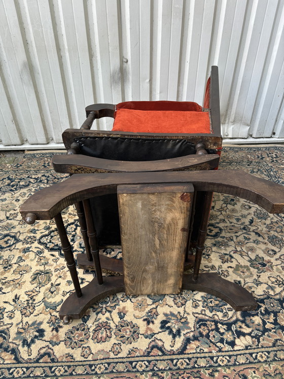 Image 1 of Engelse mid-century schommelstoel 