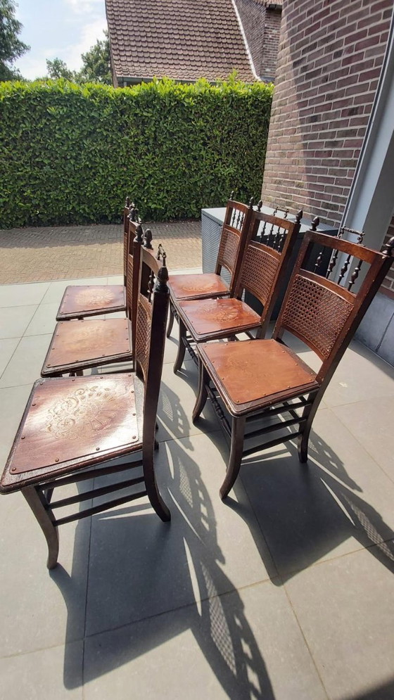 Ensemble de 6 chaises de salle à manger vintage Luterma - Art déco (années 1920) – Wood (photo 8 of 9)