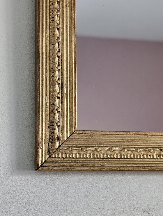 Image 1 of Gold rectangular wall mirror