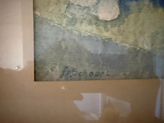 Image 1 of Watercolor Still Life by FR. Schoorl