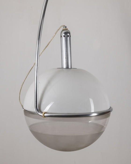 Image 1 of Vintage 70S Arc Lamp Focus Model Design By Fabio Lenci For Guzzini 