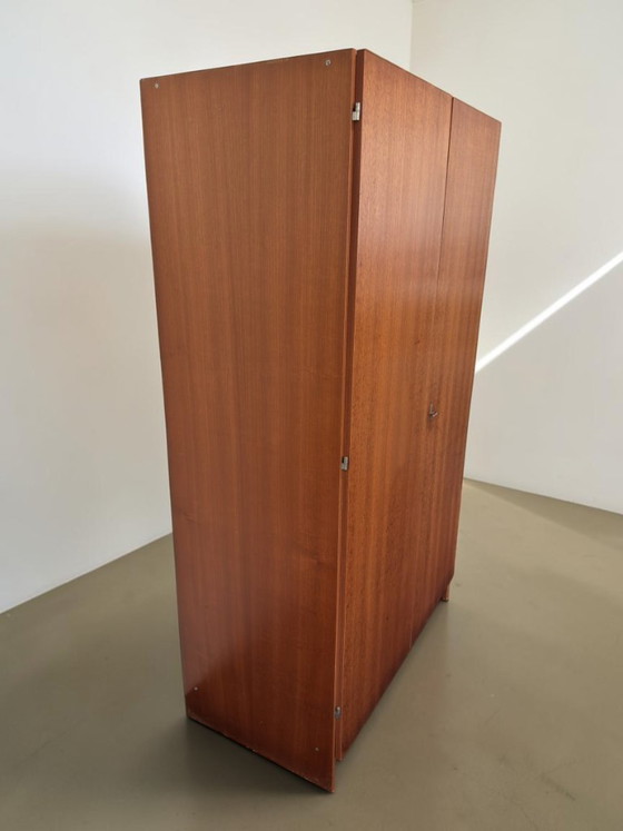 Vintage Teak Garderobekast Met Planken En Roede – Kledingkasten, Wood (photo 3 of 8)