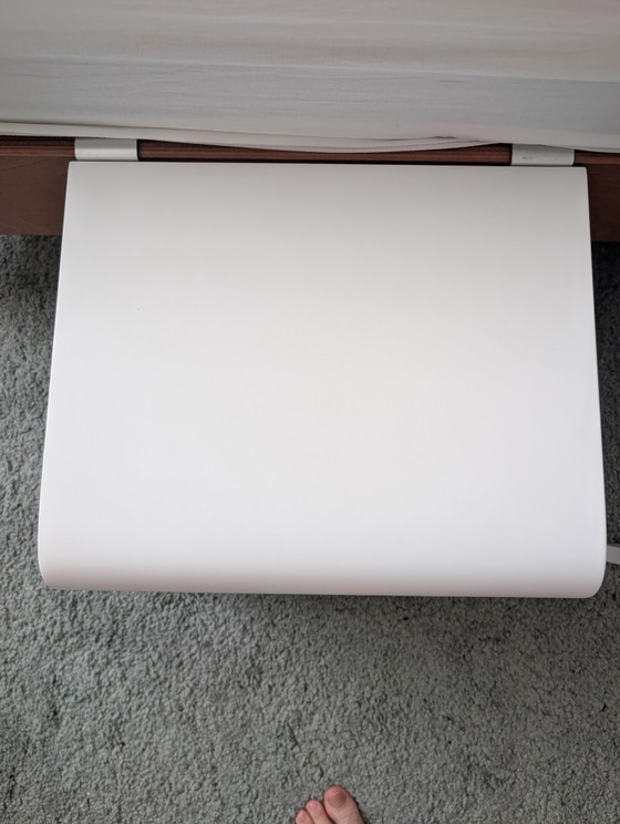 Tables de chevet Auping Auronde blanches, hauteur 34,5 cm – Tables de nuit, Wood (photo 6 of 8)