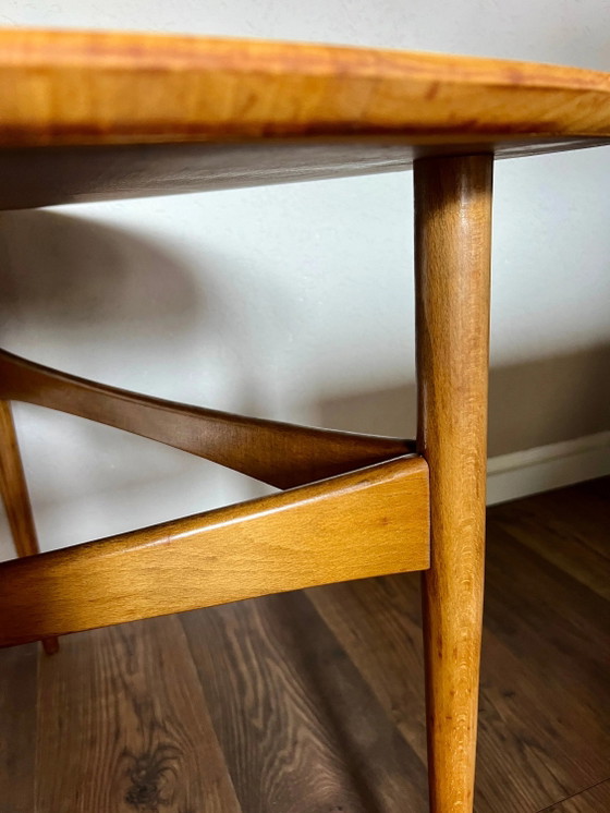 Zeldzaam! Mid Century Bijzettafel, Karl-Erik Ekselius voor JOC Vetlanda, jaren 60 Scandinavisch Modern – Wood (photo 9 of 10)