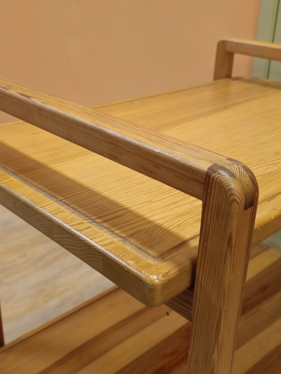 Image 1 of Carrello da portata vintage in opale, carrello per bevande, tavolino laterale