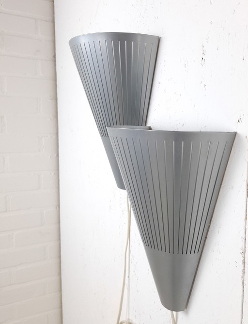 2x Wall lamp Ikea Klyka V9811 Aluminium 1980s – wandlampen, Metal, Vintage (photo 2 of 7)