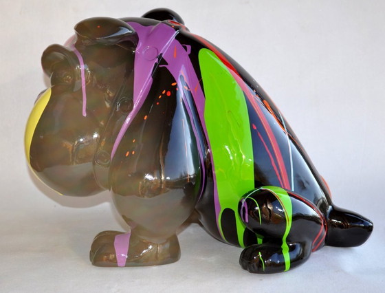 Image 1 of Scultura di cane Bulldog francese - Resina (rif. 2412 b)