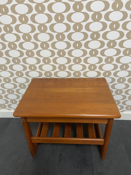 Image 1 of Tavolino da caffè in teak Dyrlund con cassetto